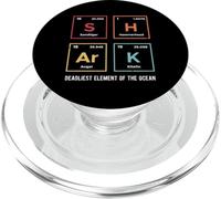 DEADLIEST ELEMENT OF THE OCEAN Shark Periodic Table PopSockets PopGrip for MagSafe