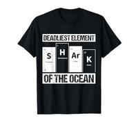 DEADLIEST ELEMENT OF THE OCEAN Shark Periodic Table T-Shirt