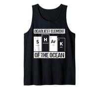 DEADLIEST ELEMENT OF THE OCEAN Shark Periodic Table Tank Top
