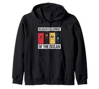 DEADLIEST ELEMENT OF THE OCEAN Shark Periodic Table Zip Hoodie