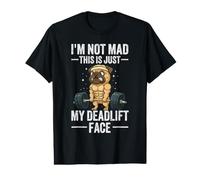 Deadlift Pug Funny Gym Workout Value Graphic T-Shirt