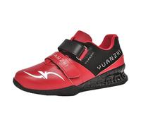 Deadlift Shoes,Squat Shoes Mens,Weightlifting Shoes,Fitness Shoes Deadlift Squat Shoes,Womens Powerlifting Shoes,Deadlift Trainers,Deadlift Gym Trainers,Unisex,for Indoor Gym Red