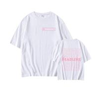 Deadline Cotton T-Shirt 2025 World Tour Support Printed Tee Fans(A White,S)
