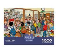 Deadline for Returning Books to The Library Wooden Jigsaw Puzzle Waterproof 1000 Piece Puzzles for Adults Gifts Impossible Home Decoration