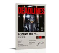 DEADLINES_ FREE P2 BY A-REECE Poster; Room Aesthetics, Canvas Oil Painting, Album/movie Poster Hanging Picture