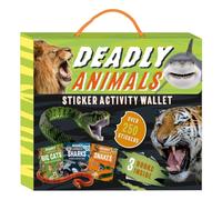 Deadly Animals Sticker Activity Wallet: Wild activities that travel with you