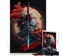 Deadly Blade 1000 Piece Jigsaws for Teenagers Casual Game Creative Play Fun Activity Home Accent (50x75cm)