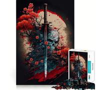 Deadly Blade 1000 Piece Jigsaws for Teenagers Casual Game Creative Play Fun Activity Home Accent (50x75cm)