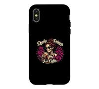 Deadly Delicious Iced Coffee Skeleton Case for iPhone X/XS