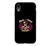 Deadly Delicious Iced Coffee Skeleton Case for iPhone XR