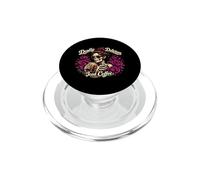 Deadly Delicious Iced Coffee Skeleton PopSockets PopGrip for MagSafe