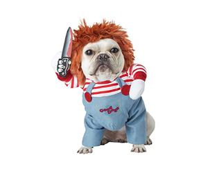 Deadly Doll Dog Fancy Dress Costume Medium