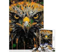 Deadly Eagle 1000 Piece Jigsaw Puzzle for Teenagers Support Memory Strength And Retention Gentle Calm Leisure Activity (38X26cm)