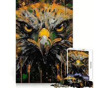 Deadly Eagle Adult Jigsaw Puzzles 1000 Pieces Logic Skill Accurate Edge Family Bond Nice Decor (38x52cm)
