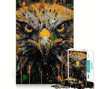 Deadly Eagle Adult Jigsaw Puzzles 1000 Pieces Logic Skill Accurate Edge Family Bond Nice Decor (38x52cm)