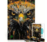 Deadly Eagle for Adults 1000 Piece Puzzle Restful Game Tension Relief Family Bond Xmas Surprise (38x26cm)