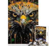 Deadly Eagle Jigsaws 1000 Pieces for Teenagers Stimulate Active Brain And Mind Gentle Relaxing Fun Activity (50X75cm)