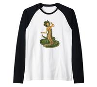 Deadly Gorgon with a Petrifying Gaze - Medusa Raglan Baseball Tee
