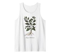 Deadly Nightshade Vintage Botanical Illustration Tank Top