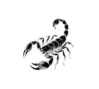 Deadly Scorpion Waterproof Semi-Permanent And Long-Lasting 2 Weeks Temporary Tattoo Stickers For Men And Women Finger Chest Arm Back(1pcs)