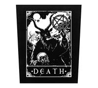 Deadly Tarot Death Back Patch Black 29.5x36cm