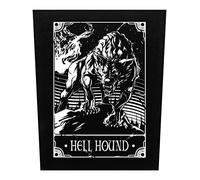 Deadly Tarot Hell Hound Back Patch Black 29.3x36cm