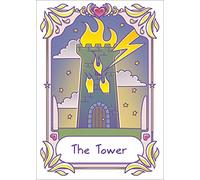 Deadly Tarot Kawaii - The Tower Mini Poster 32 x 44cm