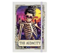 Deadly Tarot RIP - The Audacity A5 Hard Cover Cream Notebook