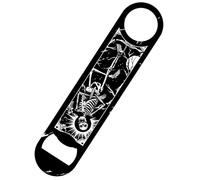 Deadly Tarot The Hanged Man Bar Blade Bottle Opener Black 18x4cm - Lightweight and Portable, Suitable for Parties, Barbecues, Home, and Bars