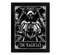 Deadly Tarot - The Magician Black Wooden Framed Print 35 x 45cm