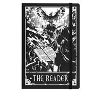 Deadly Tarot - The Reader Black A5 Hard Cover Notebook