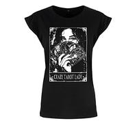 Deadly Tarot Women's Crazy Tarot Lady Premium T-Shirt Black