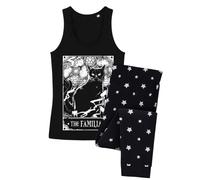 Deadly Tarot Women's The Familiar Long Pyjama Set Navy