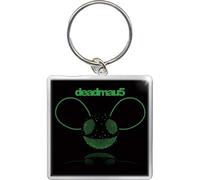 Deadmau5 Head Photo Print Keyring in Green Deadmau5 Green One Size