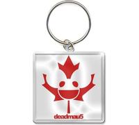 Deadmau5 Maple Mau5 Photo Print Keyring in Silver Deadmau5 Silver One Size