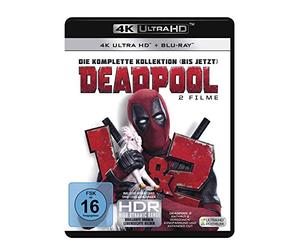 Deadpool 1+2 4K, 1 Ultra HD + 1 Blu-ray