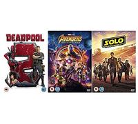 Deadpool 2, Avengers Infinity War, Solo: A Star Wars Story DVD Collection