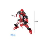 (Deadpool) 23-25CM Marvel Avengers Character Super hero Minifigure Joints Operable Fit Lego Building Blocks Kids Toys