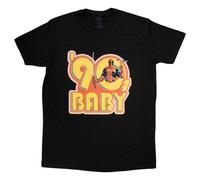 Deadpool 90s Baby Retro Logo T Shirt Marvel Black XL