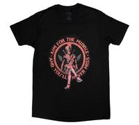 Deadpool Aim For The Middle Logo T Shirt Marvel Black XL