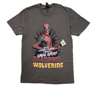 Deadpool And Wolverine Change The Universe T Shirt Marvel Grey S