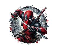 Deadpool Anime Wallpaper Wall Decals Sticker,Children Bedroom Background Wall Decoration Self Adhesive Wall Sticker Decor,Anime Poster Sticker Birthday Party Supplies