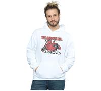 Deadpool Approves Hoodie Marvel White M