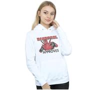 Deadpool Approves Hoodie Marvel White XXL