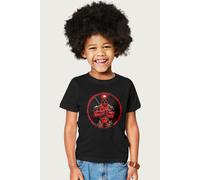 Deadpool Blood Splatter Arms Folded Marvel T-Shirt in Black | Size: 12-13 Years Deadpool Black 12-13 Years