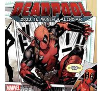 Deadpool Calendar 2023 - Month to a View Planner 30cm x 30cm - Official Merchandise