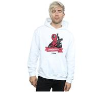 Deadpool Chimichanga Finger Hoodie Marvel White S