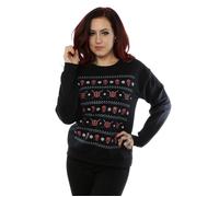 Deadpool Christmas Sweatshirt Marvel Black S