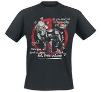 Deadpool Dogpool Men's T-Shirt Black Regular, Black, XL