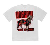 Deadpool Dogpool Smells Like Trouble T Shirt Marvel White L